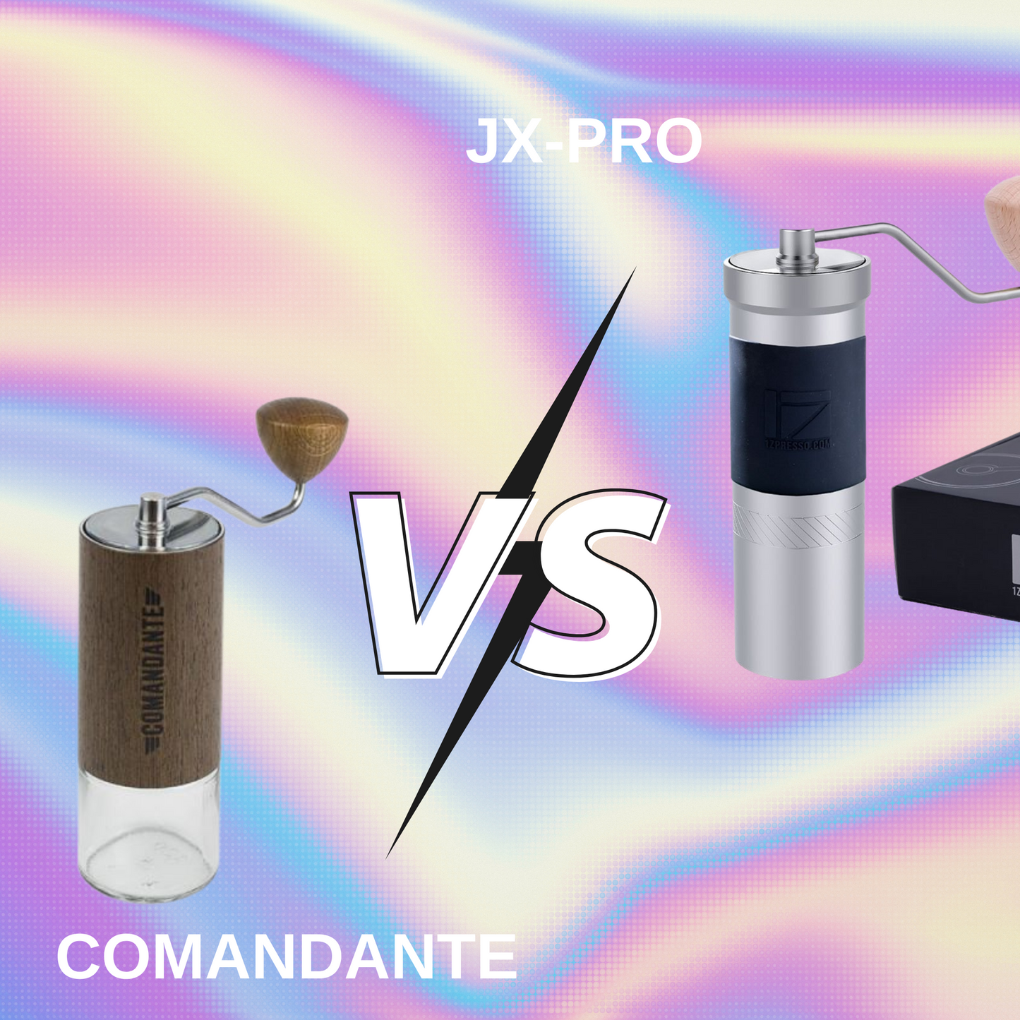 JX-Pro VS Comandate hand grinder