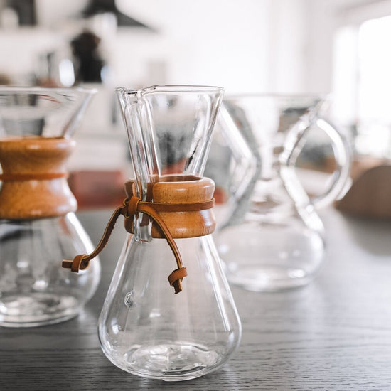 Chemex Glass Wooden Collar