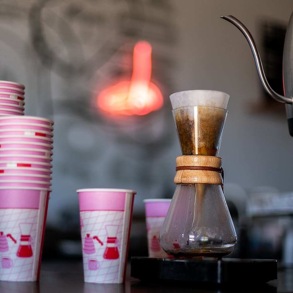 Chemex Glass Wooden Collar