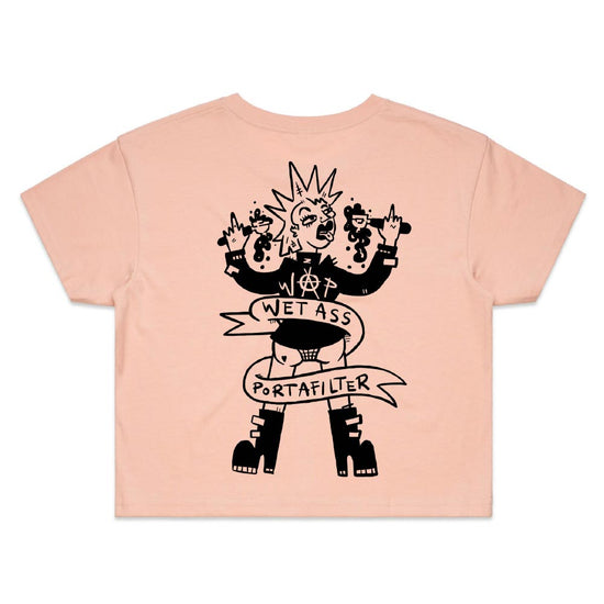 WAP crop peach t shirts