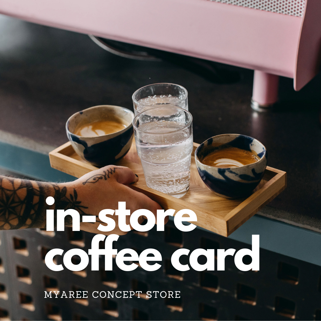 In store coffee card
