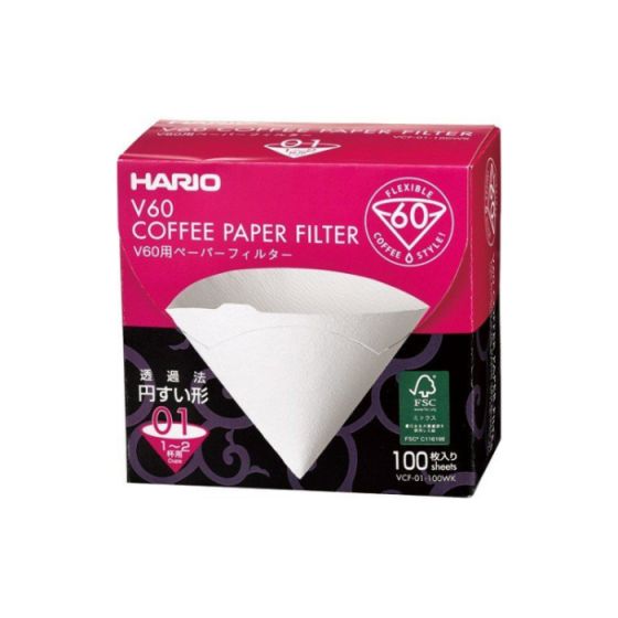 Hario V60 Filter Papers 100 pack