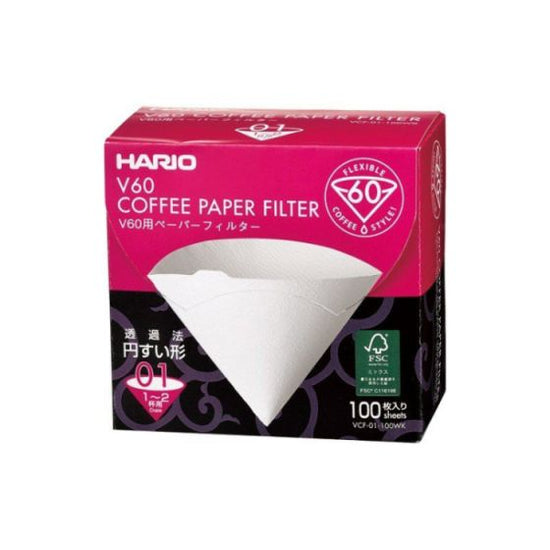 Hario V60 Filter Papers 100 pack