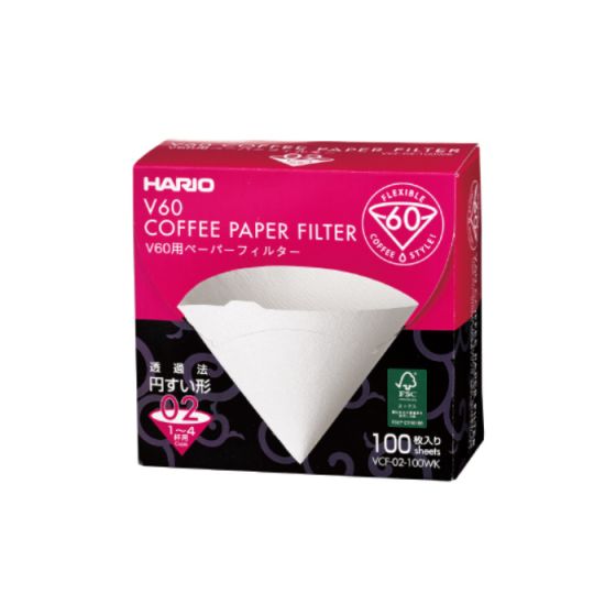 Hario V60 Filter Papers 100 pack